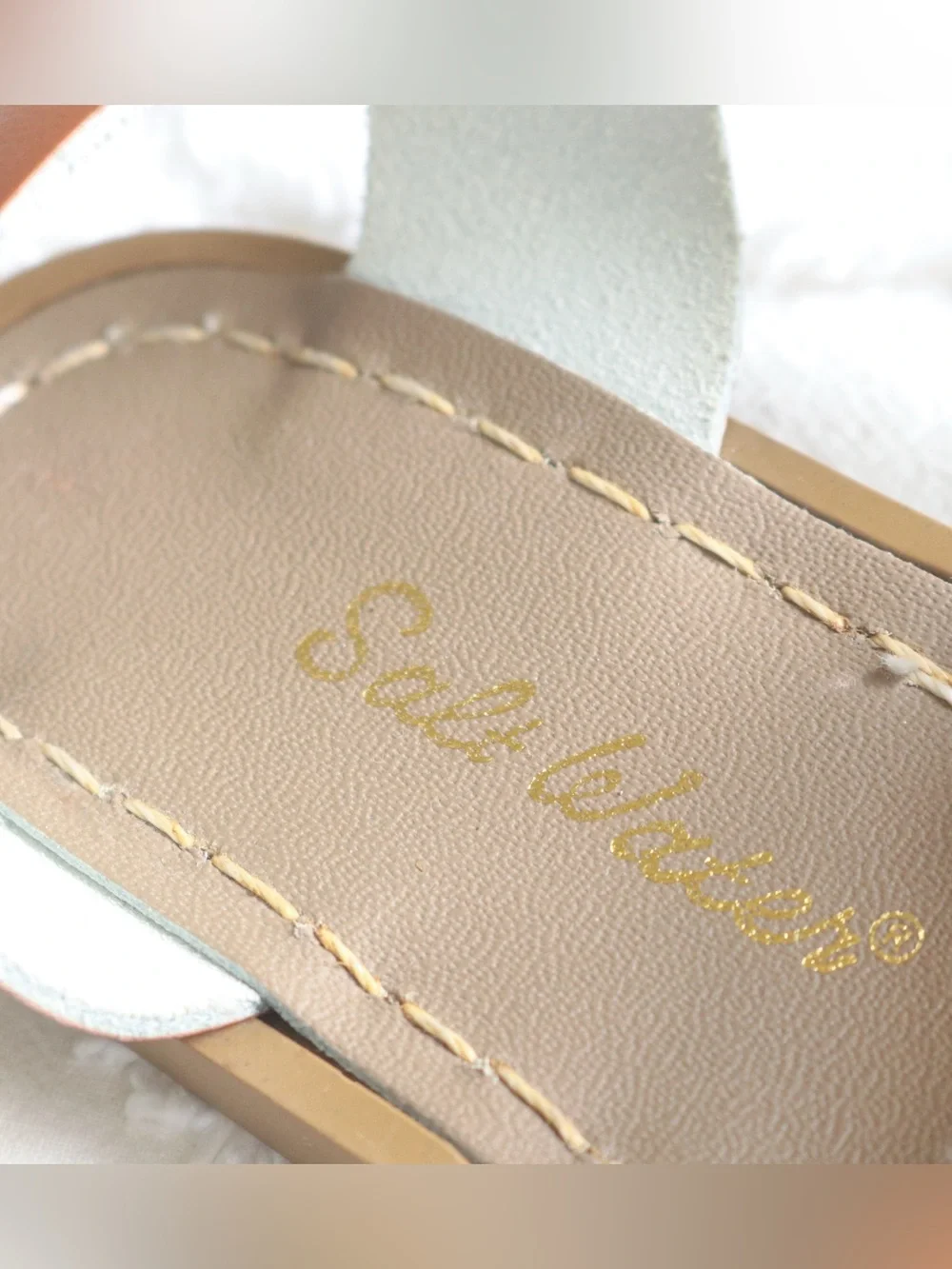 Salt Water Sandals by Hoy | Leather Ankle Strap Original Sandals Kids Size 13 - Picture 8 of 15